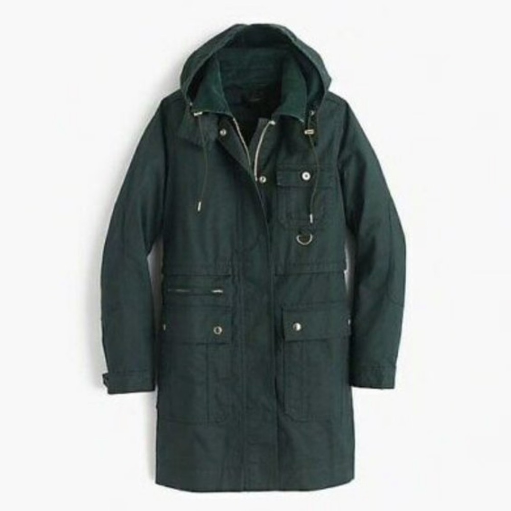 J. Crew Long Downtown Field Jacket Size M